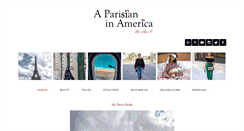 Desktop Screenshot of aparisianinamerica.com